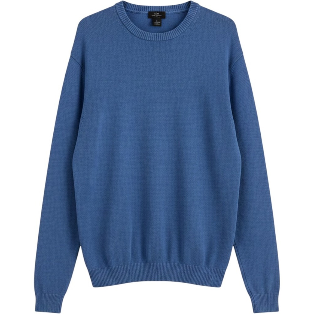 Brooks Brothers Sweater Mens XL Blue 346 Pima Cotton Crewneck Pullover